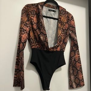 Nasty gal Never been worn serpent bodysuit in US-2